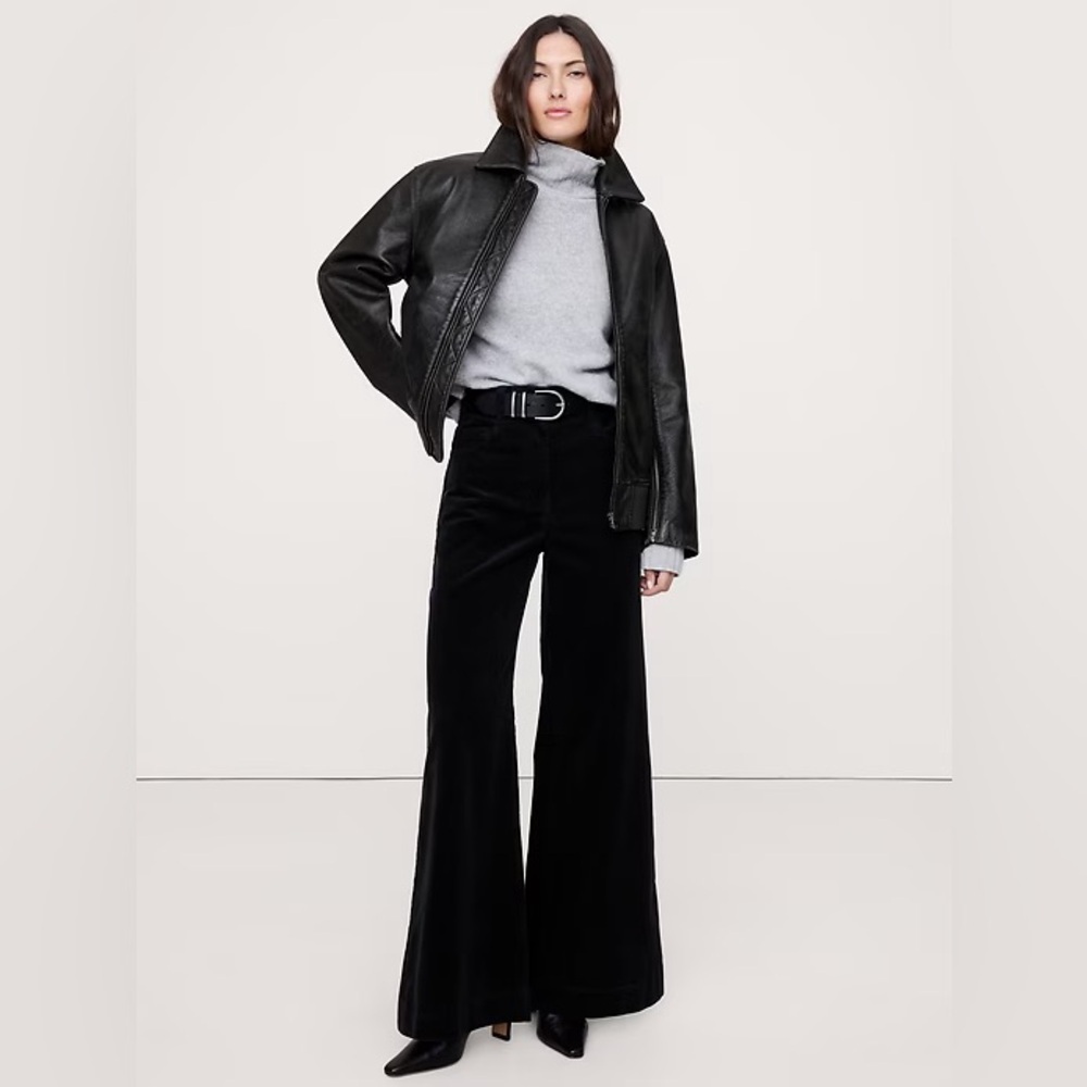 NWOT! Banana Republic Sonoma High-Rise Wide-Leg Corduroy Pant  🤎